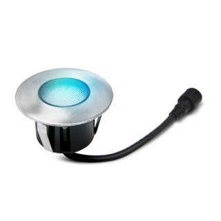 Balise spot LED bleue à encastrer 7.5cm 65431 Easy Connect