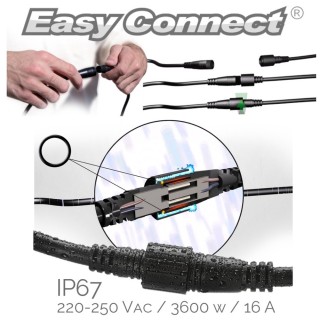 Connecteur en croix 3 sorties 66330 pour système Easy Connect