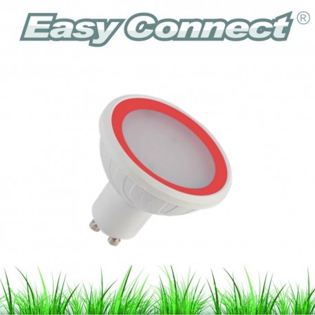 Predecesor tímido reparar Ampoule LED rouge GU10 4W MR20 100 lm 66843 Easy Connect