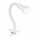 Lampe a poser, 1 lumiere, metal alu, blanc,EU4122WH