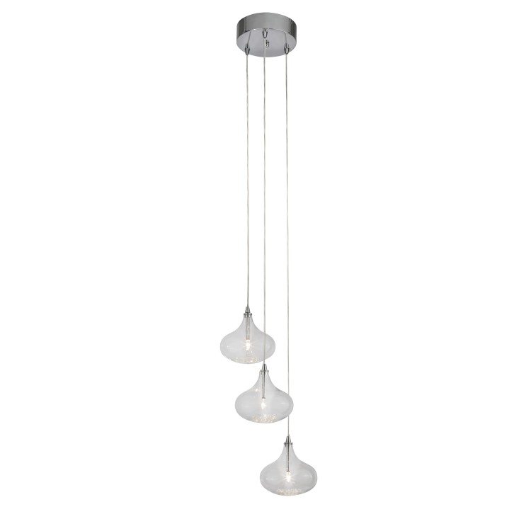 Plafonnier Colle LED Chrome H167404