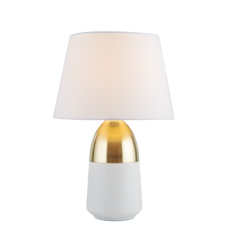 Lampe a poser, 1 lumiere, acier doux , laiton brossé,EU700340 Lampe a poser, 1 lumiere, acier doux , laiton brossé,EU700340