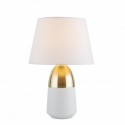 Lampe a poser, 1 lumiere, acier doux , laiton brossé,EU700340