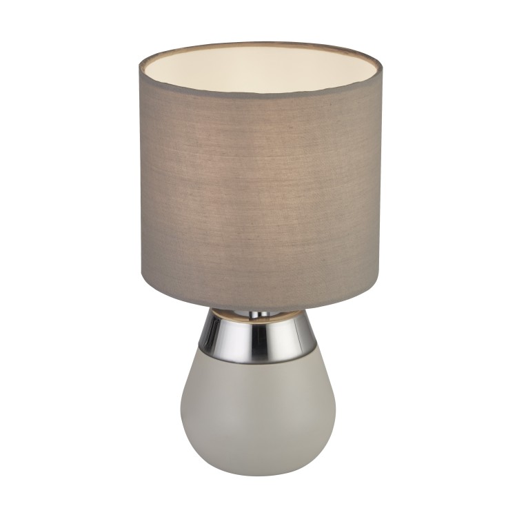 Lampe a poser, 1 lumiere, acier doux, taupe,EU700945 Lampe a poser, 1 lumiere, acier doux, taupe,EU700945