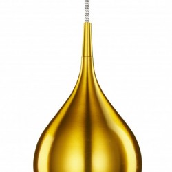 Suspension, 1 lumiere, aluminium, or,6461-12GO