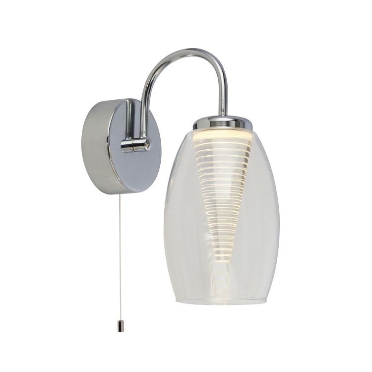 Suspension, 1 lumiere, metal alu, chrome,97292-1CL
