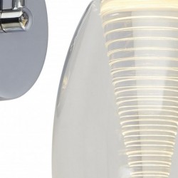 Suspension, 1 lumiere, metal alu, chrome,97292-1CL