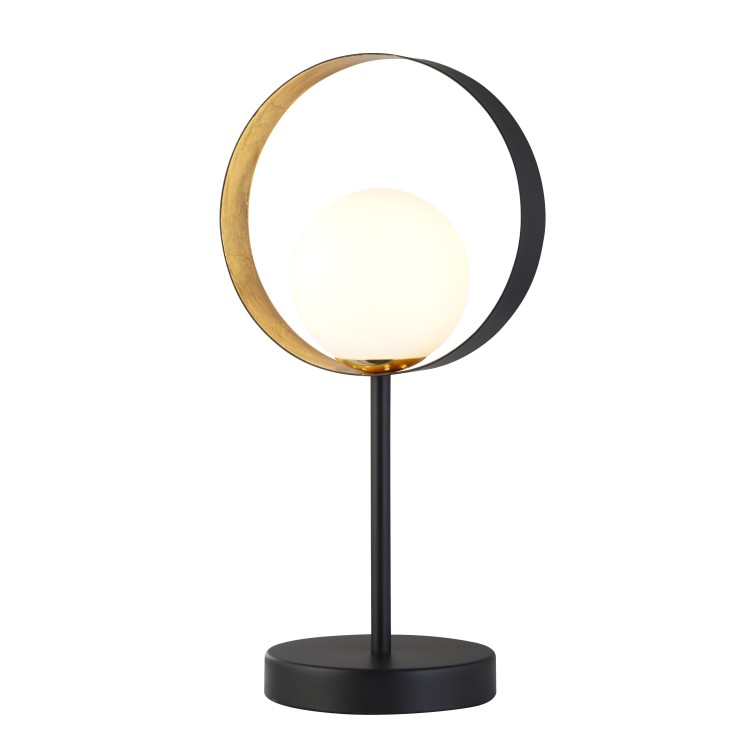 Lampe a poser, 1 lumiere, metal alu, noir,EU8141BGO Lampe a poser, 1 lumiere, metal alu, noir,EU8141BGO