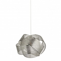 Suspension, 1 lumiere, acier doux, argent,700851CW