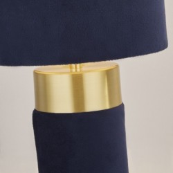 Lampe a poser, 1 lumiere, velvet , marine,EU700965