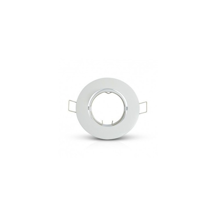 Support plafond Rond Orientable Blanc Ø93 mm