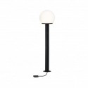Potelet borne Plug & Shine extérieur Poller Classic E14 24V IP44 Globe Anthracite, Référence Paulmann 94321