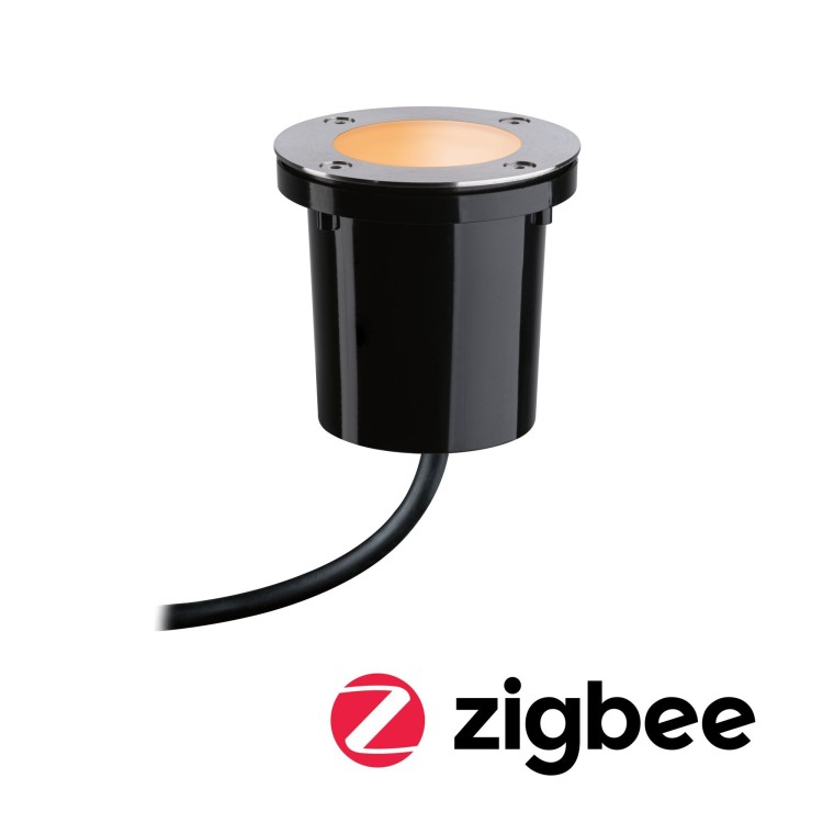 Encastrés de sol extérieur Plug & Shine IP65 WW 24V ZigBee, Référence  Paulmann 94588