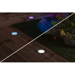 Floor extérieur Plug & Shine RGBW IP67 ZigBee, Référence Paulmann 94751