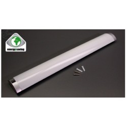 Réglette Fluo LEROS 13W T5 950 lumens titan diffuseur blanc starlichht