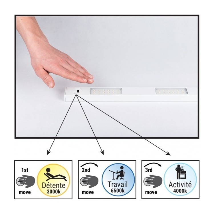Réglette LED MAORI EXTENSION - Puissante, Économique et Durable Moderne Réglette LED MAORI EXTENSION - Puissante, Économique et Durable Moderne
