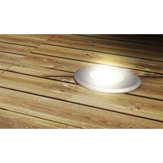 Spot LED Rond 11cm terrasse à encastrer blanc chaud 65476 Easy Connect