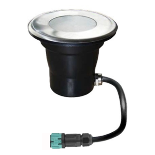 Spot LED Rond 11cm terrasse à encastrer blanc chaud 65476 Easy Connect