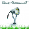 Projecteur LED 4W en aluminium brossé socle piquet 65170 Easy Connect