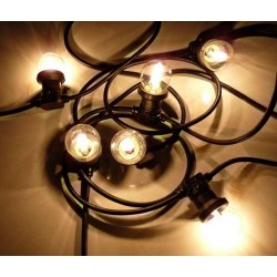 Guirlande 8 ampoules blanches