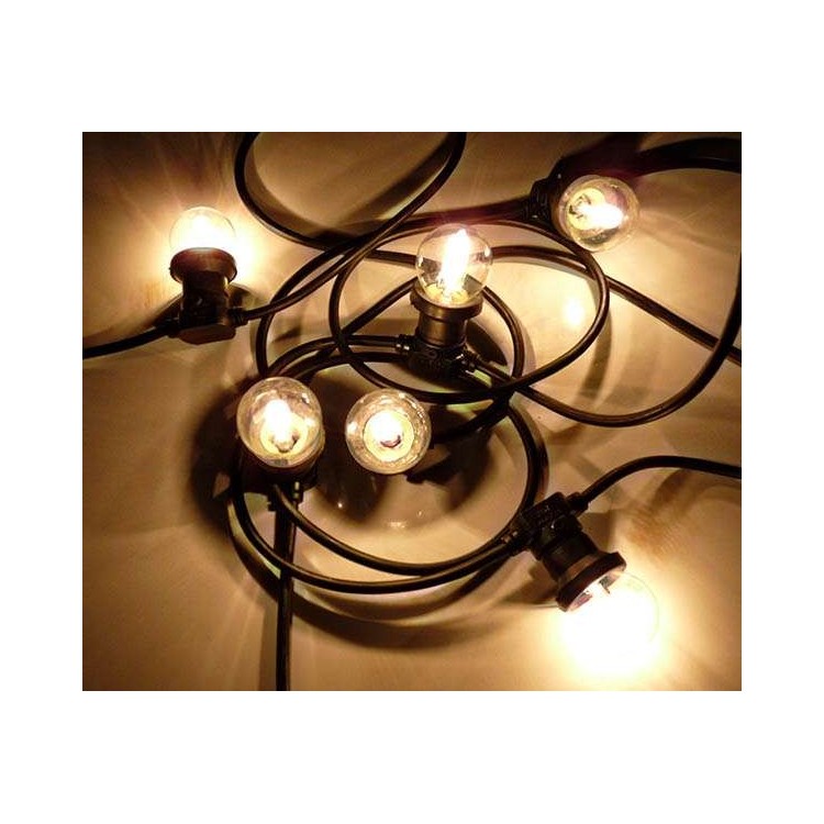 Guirlande 8 ampoules blanches Guirlande 8 ampoules blanches
