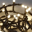 Guirlande de noël 60 LEDs 2,5m blanc chaud