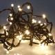 Guirlande de noël 60 LEDs 2,5m blanc chaud