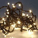 Guirlande de noël 60 LEDs 2,5m blanc chaud