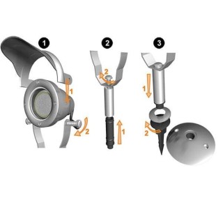 spot led sur piquet 6.5W