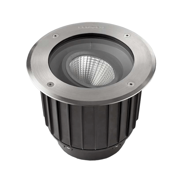 Spot encastrable extérieur orientable IP67 Inox 316 L pour LED