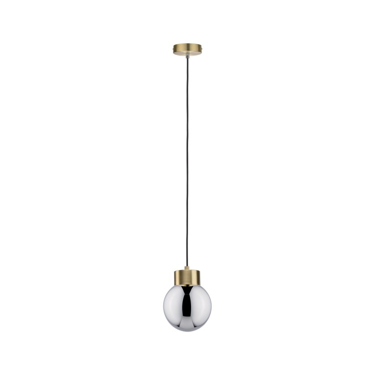 Suspension Neordic Linja max1x20W E27 Ver fumé/Lait br 230V Miroir/verre/mét Suspension Neordic Linja max1x20W E27 Ver fumé/Lait br 230V Miroir/verre/mét