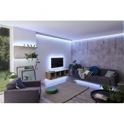 Kit FN SimpLED Power 5m blanc chaud avec Variateur/inter 50W 230/24V DC blanc pl