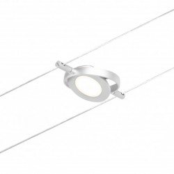Corduo Sys de câb Spot RoundMac 4,5W chr mat/chrome 12V DC pla 3000K