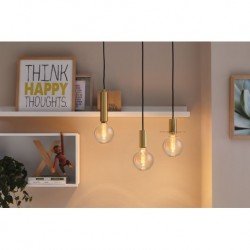 LED G125 Inner Glow Helix 180lm E27 doré 1800K