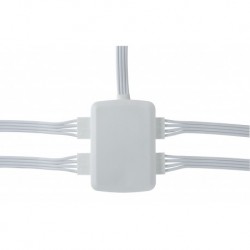 Function YourLED Junction-Box 4 branches synthétique blanc