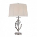 Lampe de table 1 lumière - Nickel poli