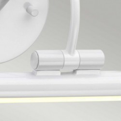 Petite applique LED pour tableau 1 lumière - Blanc