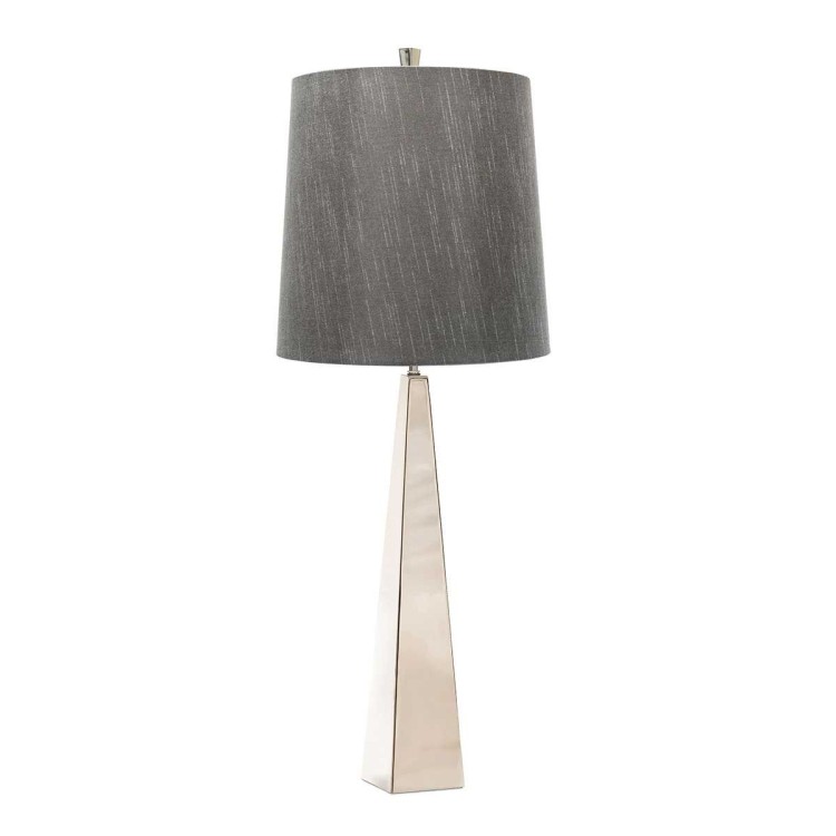 Lampe de table 1 lumière - Nickel poli Lampe de table 1 lumière - Nickel poli