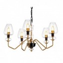 Lustre 5 lumières - Laiton vieilli