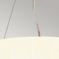 Suspension avec plaque de plafond en laiton vieilli 14"