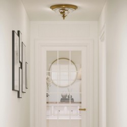 Plafonnier encastré 2 lumières