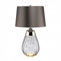 Petite lampe de table fumée 2 lumières