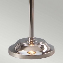 Lampe à poser 1 lumière - Nickel poli