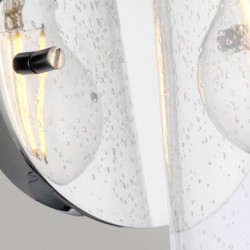 Applique murale 1 lumière - Chrome poli