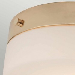 Plafonnier grande taille 1 lumière - Or poli