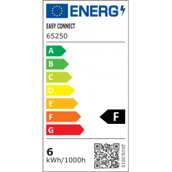 Spot led noir extérieur piquet et casquette 6.5W 520lm 65250 Easy Connect