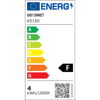 Projecteur avant-garde aluminium noir IP67 MR20 LED 4W blanc chaud EASY CONNECT