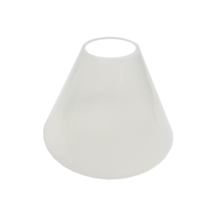 Abat Jour S Cone Plastique O 12cm Transparent