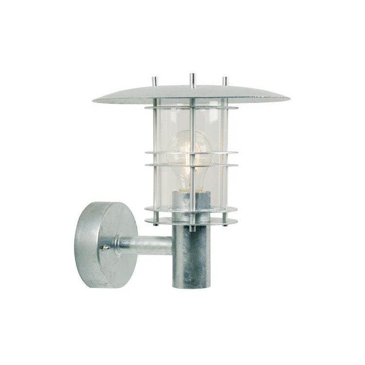 Applique murale Fredensborg - Galvanisée - IP54 - ampoule 60W max (non fournie) - NORDLUX Applique murale Fredensborg - Galvanisée - IP54 - ampoule 60W max (non fournie) - NORDLUX