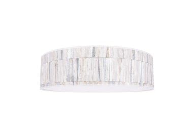 Plafonnier en Métal Blanc et Papier peint Multicolore et Blanc ,4xE27 Max.25W,MALO,4864802